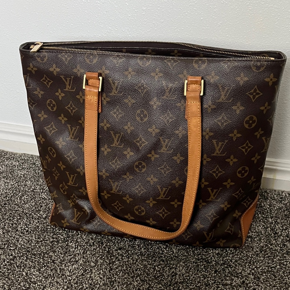 Louis Vuitton Cabas Mezzo Monogram canvas & leather Tote - Picture 2 of 16